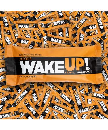 WAKE UP! Vegan Gluten-Free Energy Bar | 250mg Caffeine | Dark Chocolate Flavor | Kosher & Non-GMO | Low Sugar | Dairy, Egg, & Soy Free - Buy Online on GoSupps.com