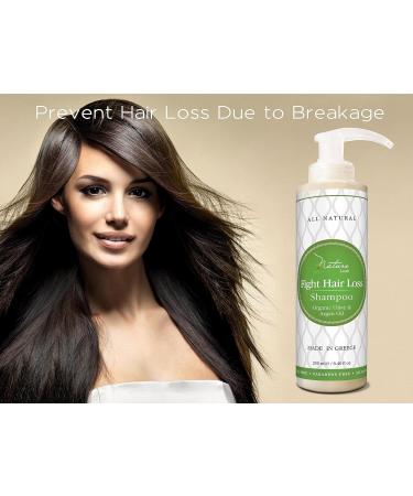 Organic Argan Anti-Hair Loss Shampoo | Sulfate-Free DHT Treatment for All Hair Types - 100% Pure & Natural (250 ml - Buy Online on GoSupps.com