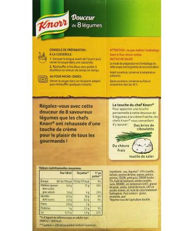 Knorr 8 Vegetable Smooth Soup with Cr me Fra che - 1L Brick - Buy Online on GoSupps.com