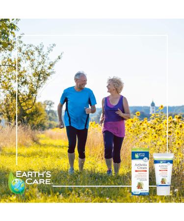 Earth's Care Arthritis Cream 0.1% Capsaicin 2.4 oz - Paraben, Color, Fragrance-Free - Odorless Formula - 1 Pack - Buy Online on GoSupps.com