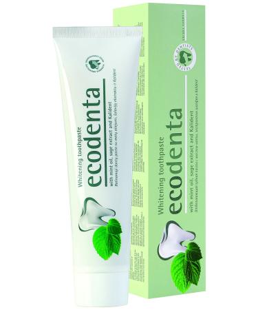 ECODENTA Ecodenta Whitening Toothpaste Mint Oil and Sage Extract 100 ml