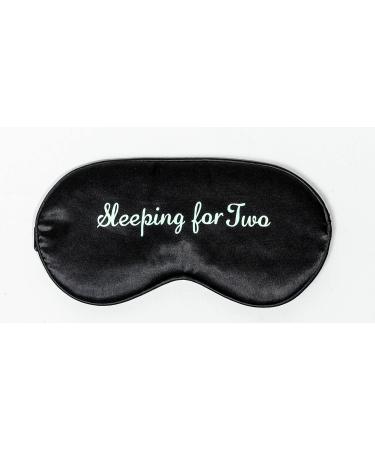 Sleeping for Two Sleep Mask (Black and Mint)
