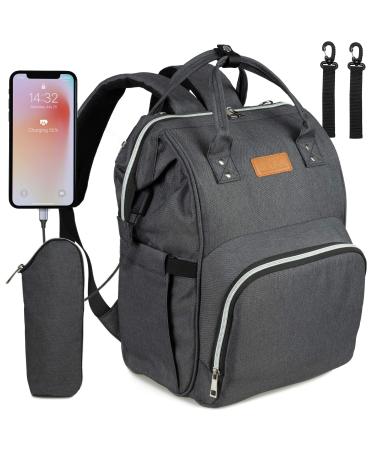 NEVEQ Baby wrap backpack baby bag for travel diaper pocket Large capacity multi -compartment travel backpack waterproof compartments baby bottle. Denim color