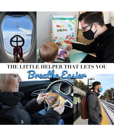 Mask Helper: Soft Silicone Face Mask Inner Support Frame | Mask Bracket Inserts for Comfortable Breathing Room & Makeup Protection | Washable & Reusable (Adult Size) - Buy Online on GoSupps.com