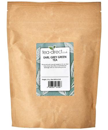 Tea-Direct Earl Grey Green Loose Leaf Tea 250 g
