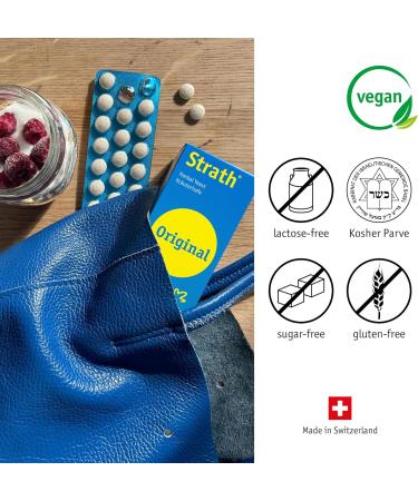 Bio-Strath Original Tablets (100) - Herbal Yeast Food Supplement for Daily Nutrition - Pregnancy & Breastfeeding Safe - Vegan, Lactose & Gluten Free - 100 Count - Buy Online on GoSupps.com