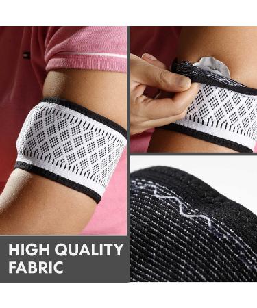 Diabetes Arm Band for Insulin Pod Monitoring Systems - White L-XL - Protects Omnipod, Dexcom, Freestyle Libre - Sports Arm Band with Replaceable Adhesive Tape - Buy Online on GoSupps.com