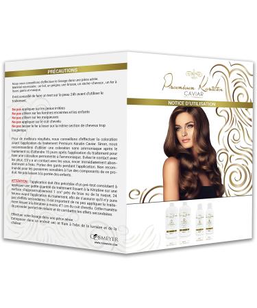 PREMIUM KERATIN CAVIAR - Kit Lissage Br silien - Aux extraits de caviar (2 x 500 ml) - Buy Online on GoSupps.com