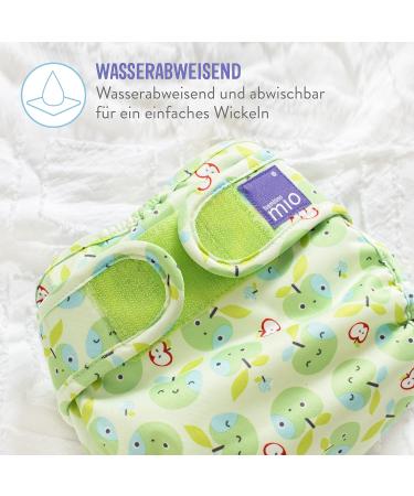 Bambino Mio Mioduo Cloth Diaper Cover Snail Swirl Size 1 ( 9Kg) | Eco-Friendly & Adjustable | Shop Internationally - Buy Online on GoSupps.com