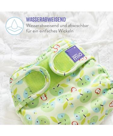 Bambino Mio Mioduo Cloth Diaper Cover - Cheerful Blueberry Size 2 (9kg+) | Eco-Friendly International Shipping - Buy Online on GoSupps.com