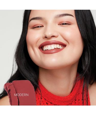 Saie Lip Blur Soft Matte Lipstick - Long Lasting Hydrating Formula with Hyaluronic Acid & Jojoba | Shop Modern 02 (0.07 oz) - International Shipping Available - Buy Online on GoSupps.com
