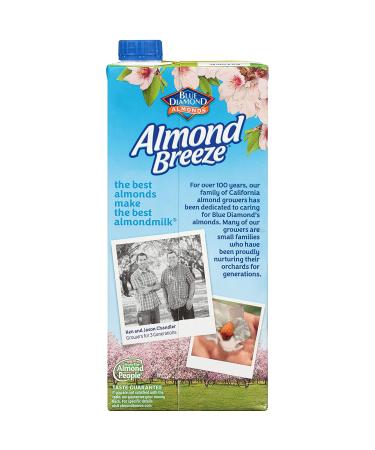 Almond Breeze Dairy-Free Almondmilk Original 32 Fl Oz - Pack of 12 - Buy Online on GoSupps.com