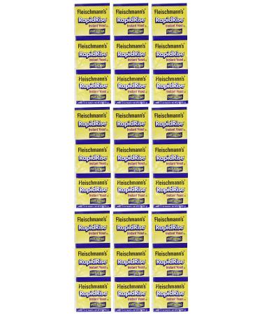Fleischmann's RapidRise Yeast, 3-Count Envelopes (Pack of 9) 0.25 Ounce (Pack of 27)