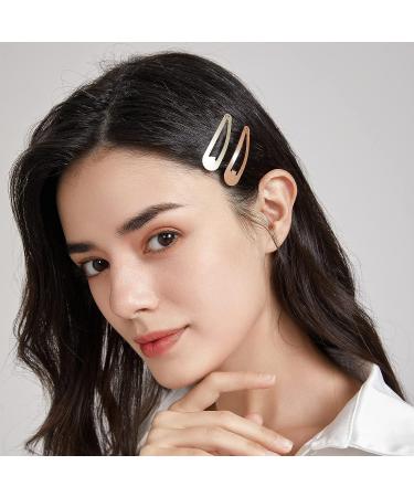 Dofash Snap Hair Clips 5CM/2 IN Metal Grips for Thin Hair - Blonde 12PCS - Buy Online on GoSupps.com