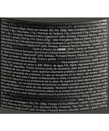 Prozis Xtreme Casein SS 2000 g Chocolate - Buy Online on GoSupps.com