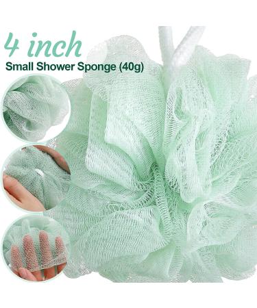 50 Pcs Bulk Soft Net Body Scrubber Sponge Balls - Shower Loofahs for Men, Women, and Kids - Bath Pouf Scrunchies in Vivid Colors - Buy Online on GoSupps.com