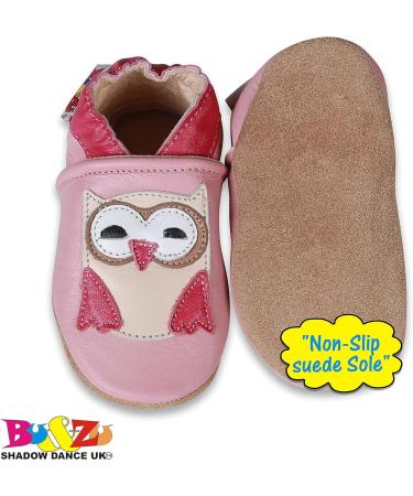 SHADOW DANCE UK Baby Toddler Shoes with Soft Sole - Leather Kids Winter Booties 26 Theowl - 18-24 Months - Buy Online on GoSupps.com