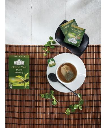 Ahmad Tea Green Tea - Individually Packaged Aroma-Sealed Tea Bags - 20 Bags (2 Pack) - Pure Green Tea for Freshness - Buy Online on GoSupps.com