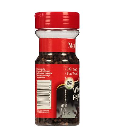 McCormick Whole Black Peppercorns 3.5 oz - Premium Quality Spice - Buy Online on GoSupps.com