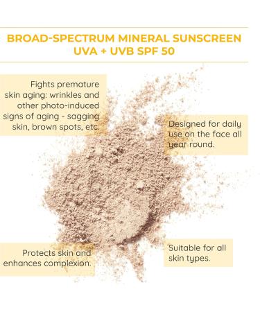 Alyria Screen Out Loud Mineral Face Sunscreen Powder with SPF 50-20g | Zinc Oxide Sunscreen Powder - Shade 440 | Mineral Sunscreen Face Powder - Buy Online on GoSupps.com
