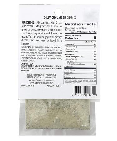 Rabbit Creek Dilly Cucumber Vegetable Dip Mix Pack of 2 - Creamy Cucumber Dill Dip Combo - Buy Online on GoSupps.com