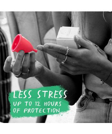 Oi Organic Initiative Menstrual Cup - Medium Reusable Leak-Free Alternative to Tampons & Pads | 8-Hour Wear | Eco-Friendly International Shipping - Buy Online on GoSupps.com