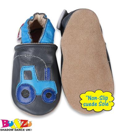 SHADOW DANCE UK Baby Boy Girl Leather Winter Booties 0-6 Months | Soft Sole Toddler Shoes | New Born Kids Shoes 21 Bluetracktor - Buy Online on GoSupps.com