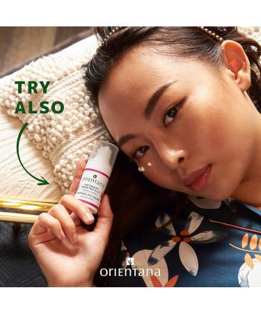 Vegan Natural Eye Cream - Orientana | Anti-Dark Circles Wrinkles & Puffiness | Japanese Hinge & Hyaluronic Acid | Eye Care for Women - 15 ml - Buy Online on GoSupps.com