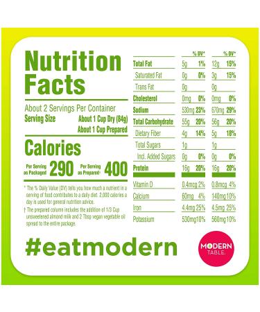 Modern Table Parmesan & Herb Vegan Sauce & Pasta 5.89 oz Box, 6 Ct - Gluten-Free & Certified Vegan with No Artificial Preservatives - Buy Online on GoSupps.com