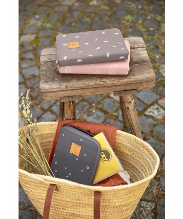 L SSIG Mama Maternity Pass Cover - U-Booklet Bag & Document Pouch in Soft Stripes Rose | Stylish & Functional Shipping Worldwide - Buy Online on GoSupps.com
