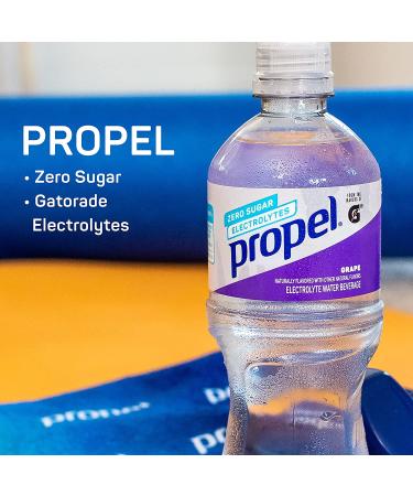 Propel Black Cherry Zero Calorie Water Beverage 24 Fl Oz (Pack of 12) | Electrolytes & Vitamins C&E Included - Buy Online on GoSupps.com
