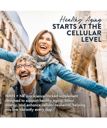 Mt. Angel Vitamins NMN Supplement + NR with Resveratrol & TMG, Dual NAD+ Precursors for Cellular Energy & Healthy Aging, 60 Capsules - Buy Online on GoSupps.com