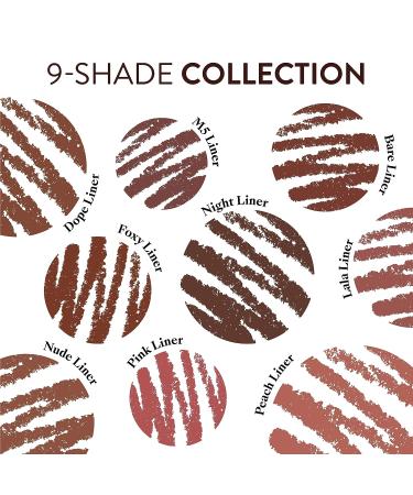 Mented Cosmetics Foxy Brown Waterproof Lip Liner - Vegan & Cruelty-Free - Buy Online on GoSupps.com
