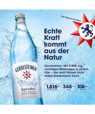 Buy Gerolsteiner Sparkling Water 24x500ml - Refreshing Natural Mineral Water in Disposable Bottles - International Shipping Available - Buy Online on GoSupps.com