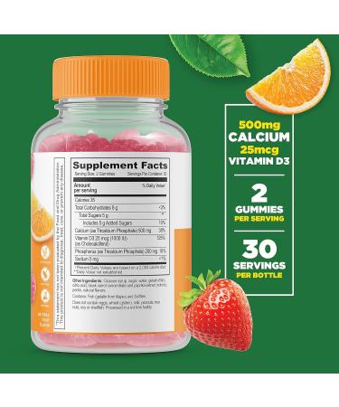 Lifeable Vitamin B12 + Calcium with Vitamin D Gummies Bundle - Great Tasting Vitamin Supplement Gluten Free GMO Free Chewable - Buy Online on GoSupps.com