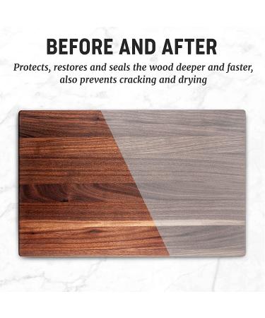 Food Grade Mineral Oil for Cutting Boards - 15 Oz | Food Safe Butcher Block Oil | Made in Canada - Buy Online on GoSupps.com