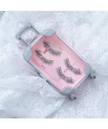 AUEAR Pink Mini Trolley Suitcase False Eyelashes & Candy Packaging Box - 1 Count - Buy Online on GoSupps.com