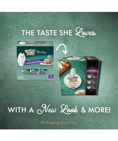 Purina Fancy Feast Medleys Poultry Collection Variety Pack - 30 x 3 oz Cans - Buy Online on GoSupps.com