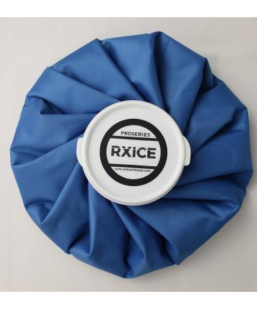 PRO Series RxICE Large Reusable Ice Bag - Hot and Cold Therapy for Injuries - Solid Blue - Refillable Ice Pack for Head, Knee, Ankle & More - Buy Online on GoSupps.com