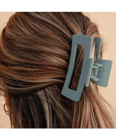10 Pack Large Rectangle Hair Claw Clips for Thick Hair - Neutral Matte Hair Styling Accessories for Women - Buy Online on GoSupps.com