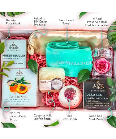 Shop Skin Repair Spa Gift Set | 8 Piece Skincare Set for Women | Full Size Spa Kit Infused with Minerals & Vitamins - Buy Online on GoSupps.com