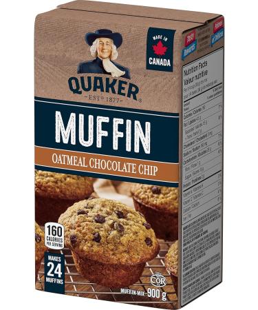 Quaker Oatmeal Chocolate Chip Muffin Mix Multi-Pack 900g (Pack of 12) Chip 900 g (Pack of 12) Muffin Mix - Buy Online on GoSupps.com