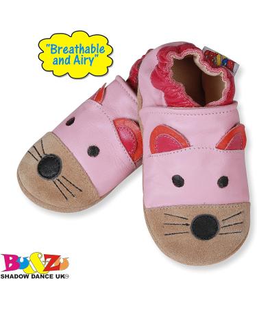 SHADOW DANCE UK Soft Sole Baby Shoes | Toddler Booties for Boys and Girls | New Born Leather Winter Shoes 0-6 Months - Buy Online on GoSupps.com