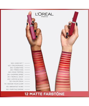 L'Or al Paris Matte Nursing Lipstick No. 105 Breakfast in Bed - 16 Hour Long-Lasting Color & Infaillible Matt Resistance - 5ml International Shipping - Buy Online on GoSupps.com