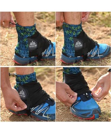 TRIWONDER Reflective Gaiters - UV Protection Trail & Running Gaiters for Men & Women - Orange - Buy Online on GoSupps.com