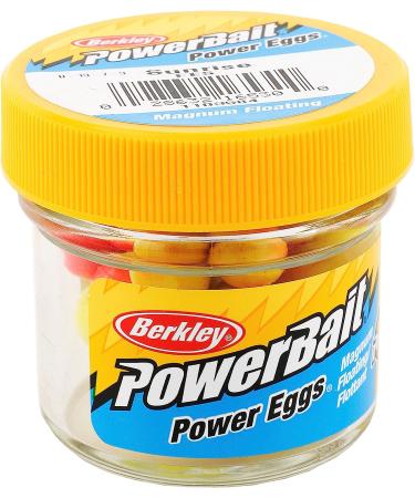 Berkley PowerBait Power Eggs Floating Magnum Fishing Soft Bait .5 oz Small Jar - Sunrise Scent - Buy Online on GoSupps.com