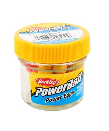Berkley PowerBait Power Eggs Floating Magnum Fishing Soft Bait, Sunrise - Original Scent, .5 oz Small Jar