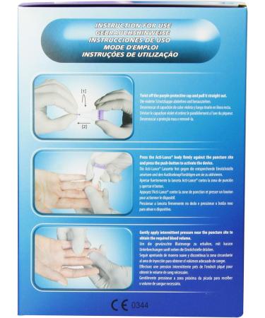 Acti-Lance Lite 200 Count Single Use Lancets | Easy and Convenient Blood Sampling - Buy Online on GoSupps.com
