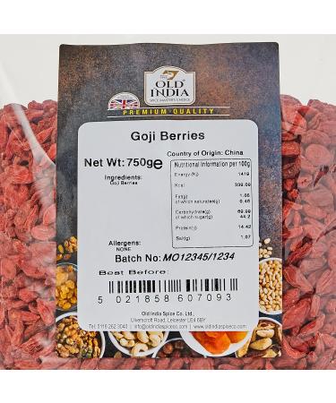 Old India Goji Berries 750g - Buy Online on GoSupps.com