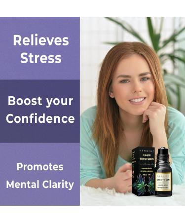 Soothing Roll-On for Stress Relief | Aromatherapy Stick with Sandalwood & Vetiver | Self-Care Essential Oil | Perfect for Handbag - Buy Online on GoSupps.com